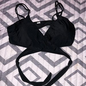 wrap around bikini top